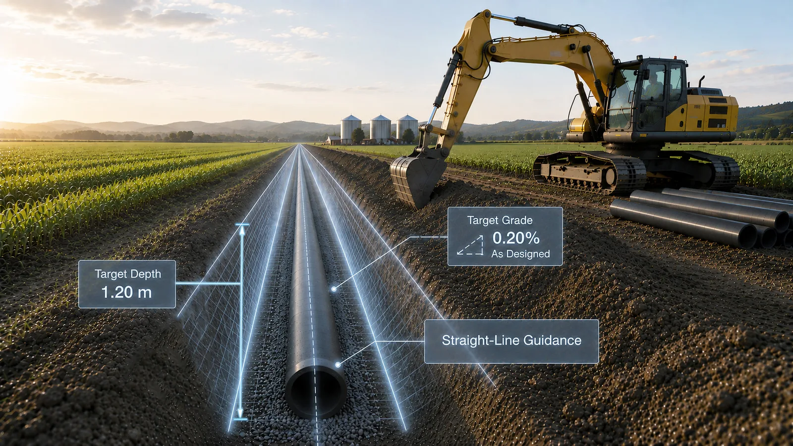 Trion EG10 Excavator Guidance (Drainage)